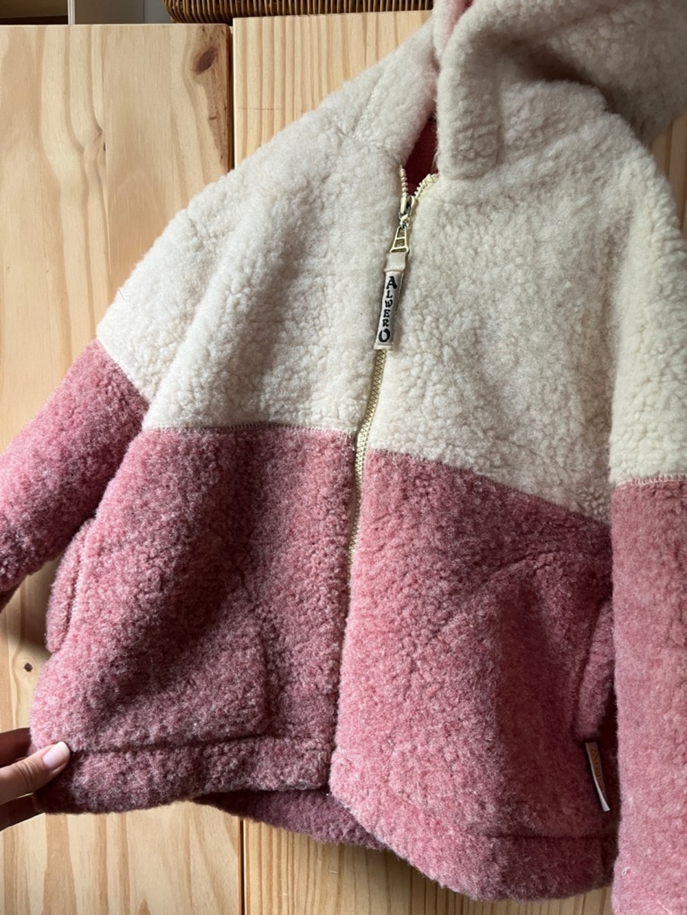 Alwero Wool Sherpa Coat - Picture 8 of 8